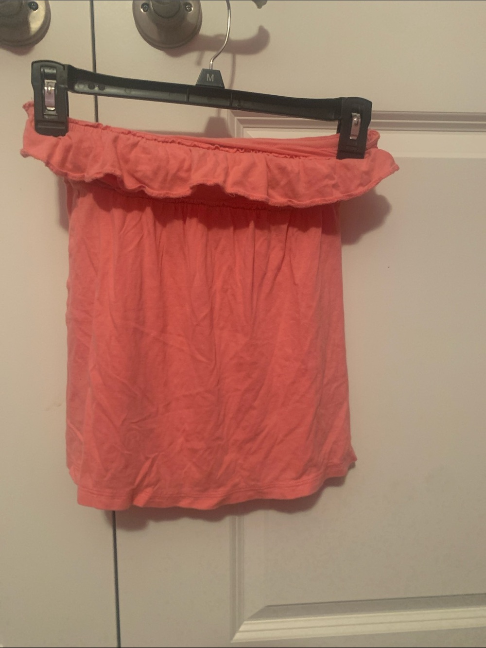 Abercrombie Vintage Strapless Ruffle Top